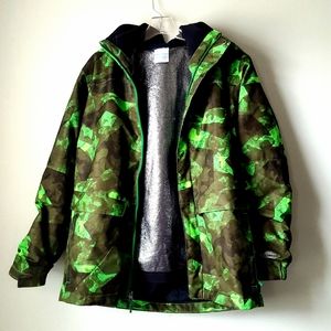 Columbia abstract camo tech jacket